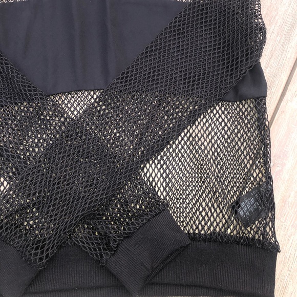 Black Mesh Top - Picture 4 of 7